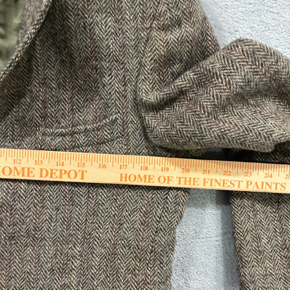 VTG Harris Tweed Blazer Men 40R Scottish Wool Nordstrom Herringbone Sport‎ Coat - Picture 10 of 14